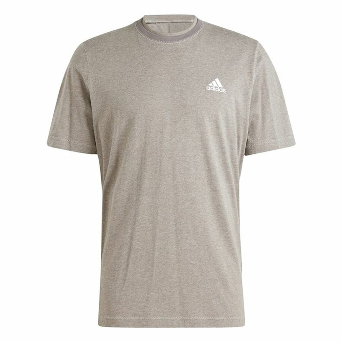 T-shirt à manches courtes homme Adidas Seasonal Essentials Marron Gris clair T-shirt à manches courtes homme Adidas Seasonal Essentials Marron Gris clair