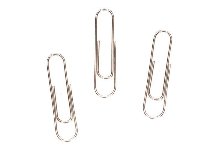 Pincello Set de 90 Clips Argent Métal 3,3 x 11,5 x 1,5 cm (Set de 24)