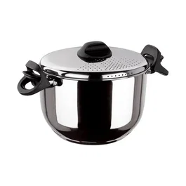 Inoxibar Marmite pâtes et légumes - 24 cm - acier inoxydable - induction
