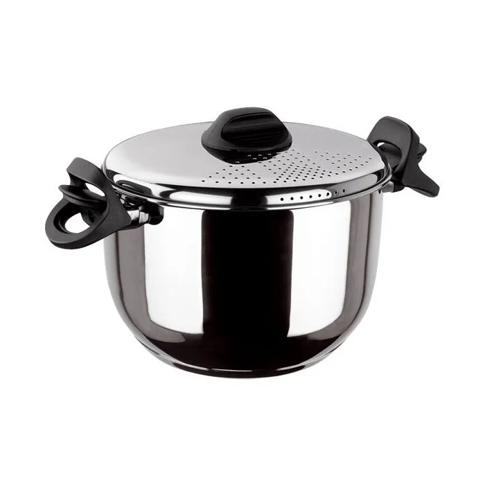 Inoxibar Marmite pâtes et légumes - 24 cm - acier inoxydable - induction Inoxibar Marmite pâtes et légumes - 24 cm - acier inoxydable - induction