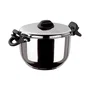 Inoxibar Marmite pâtes et légumes - 24 cm - acier inoxydable - induction