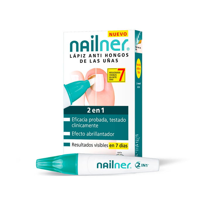 Nailner Crayon Anti Fongique 2 en 1 pour Ongles 4 ml