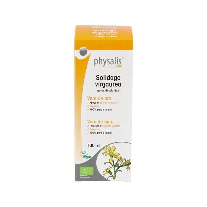 PHYSALIS Extrait Vara De Oro (Solidago) 100 ml Bio – Complément Alimentaire Soutien Urinaire PHYSALIS Extrait Vara De Oro (Solidago) 100 ml Bio – Complément Alimentaire Soutien Urinaire