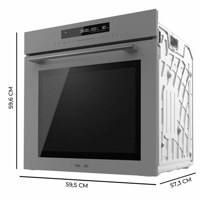 Cecotec Bolero Hexa SM406000 Glass Grey Meat Master 72 L Gris