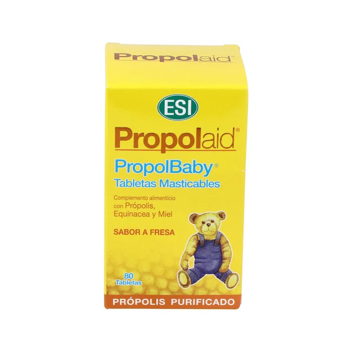 TREPATDIET-ESI Propolbaby 80 osos masticables au goût de fraise