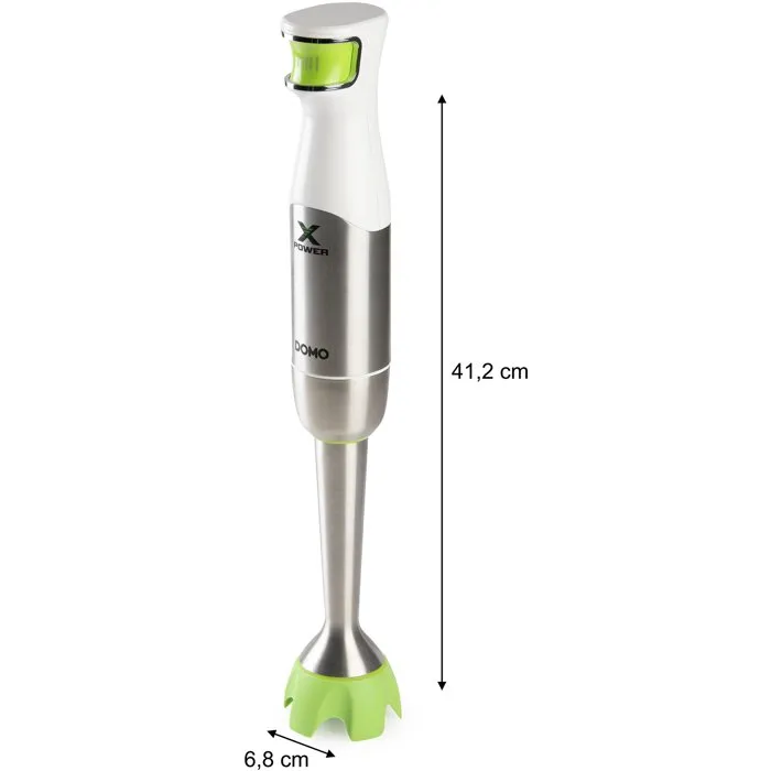 Domo Xpower Flex Mixeur plongeant 1200 W avec tige télescopique