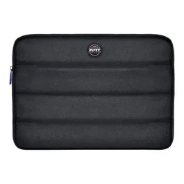 PORT DESIGNS Housse pour PC Portable Portland 15,6" Noir - Polyester 900D - Intérieur bleu - Dimensions 41x32,7x3 cm