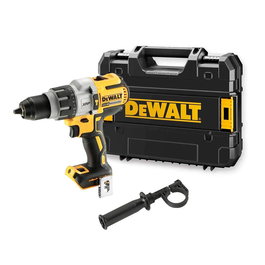 DEWALT DCD996NT-XJ - Perceuse-visseuse à percussion sans fil 18V sans balais, avec mandrin métallique auto-serrant 13mm, 3 vitesses, couple max 96Nm