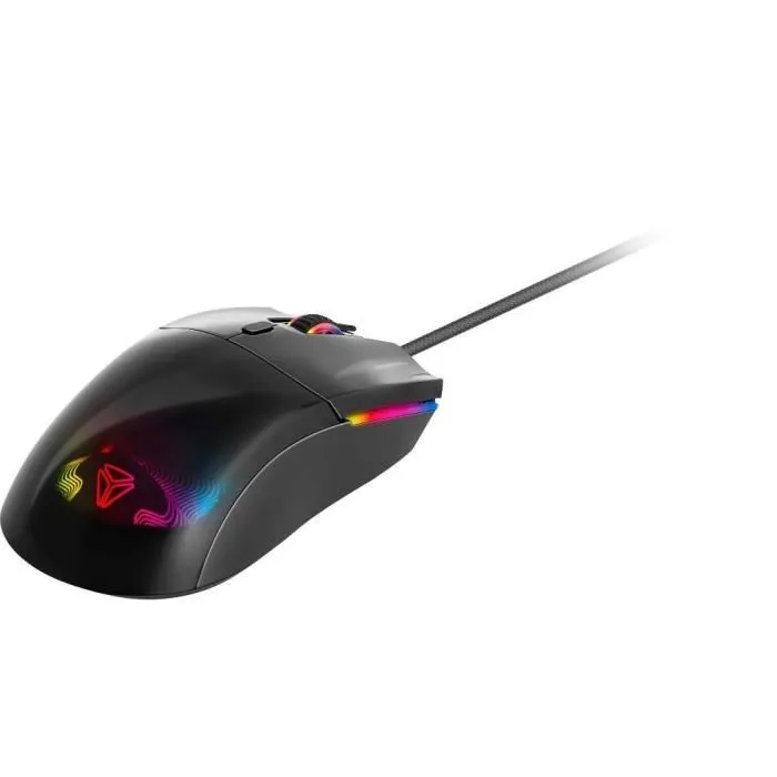 Yenkee YMS 3010 PRISMA Souris de Jeu avec Rétroéclairage Holographique - Capteur Pixart 3327 - 6 Boutons Programmable - 12000 DPI - Connexion USB