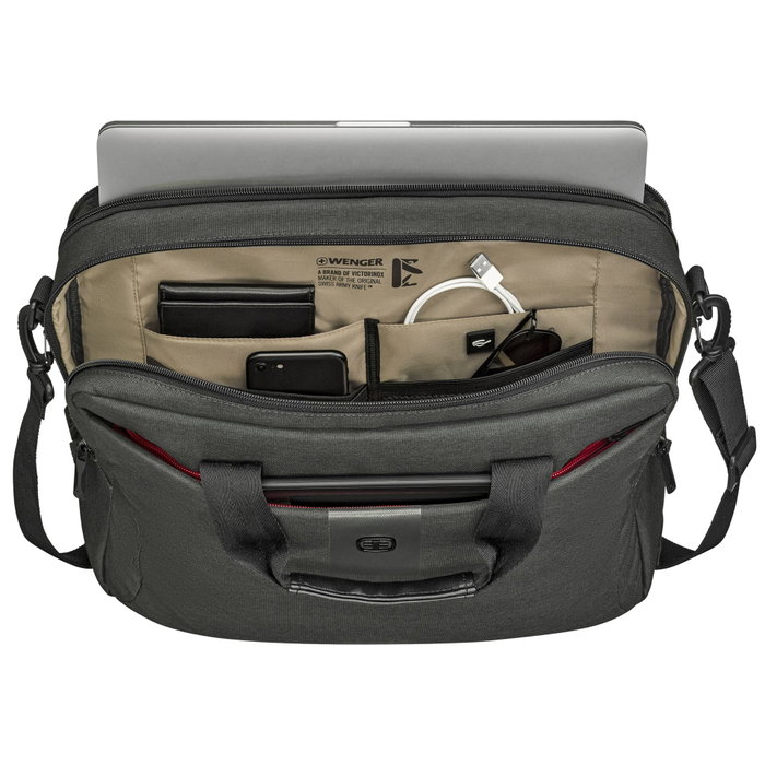 Wenger MX ECO Brief 16 Sac pour ordinateur portable Gris Wenger MX ECO Brief 16 Sac pour ordinateur portable Gris