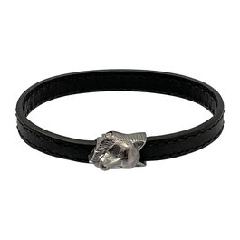 Montblanc Bracelet en Cuir Noir MB12379063