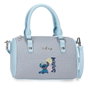 Tiki Stitch Disney Sac bowling en similicuir motif denim, 21 cm