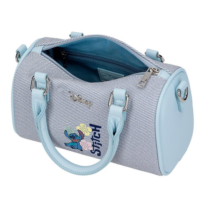 Tiki Stitch Disney Sac bowling en similicuir motif denim, 21 cm