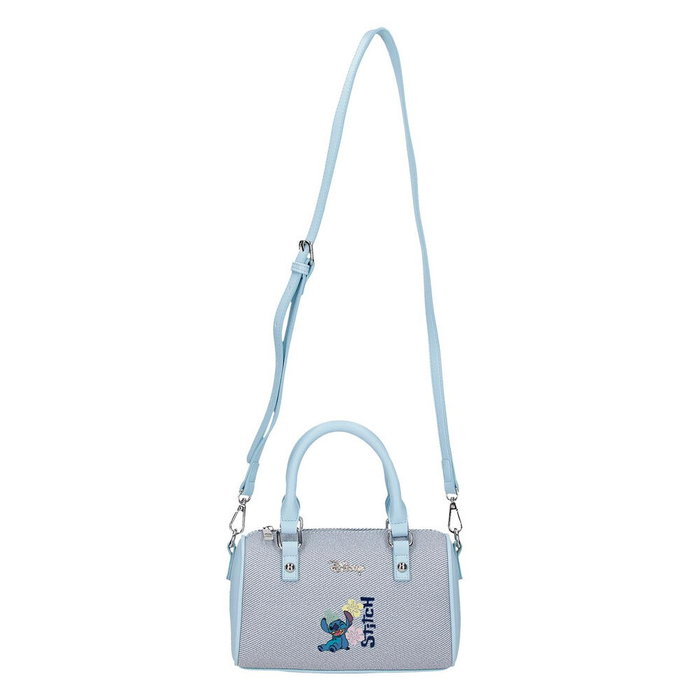 Tiki Stitch Disney Sac bowling en similicuir motif denim, 21 cm