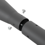 Colonne de lampadaire 3M détachable gris