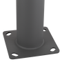 Colonne de lampadaire 3M détachable gris