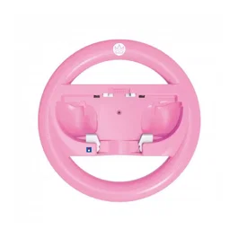 Volant de course Hori Mario Kart World (Motif Peach Rose) pour Nintendo Switch 2 / Switch avec Joy-Con - Licence officielle Nintendo