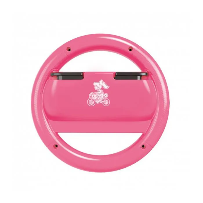 Volant de course Hori Mario Kart World (Motif Peach Rose) pour Nintendo Switch 2 / Switch avec Joy-Con - Licence officielle Nintendo Volant de course Hori Mario Kart World (Motif Peach Rose) pour Nintendo Switch 2 / Switch avec Joy-Con - Licence officielle Nintendo
