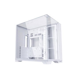 Lian Li O11 Vision-M White Boîtier PC Gaming Micro-ATX Tour Blanche Verre Trempé USB 3.2 Type-C