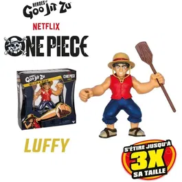 Heroes Of Goo Jit Zu Figurine Ultragoo Luffy 17cm ONE PIECE - Figurine extensible avec accessoires, texture surprenante