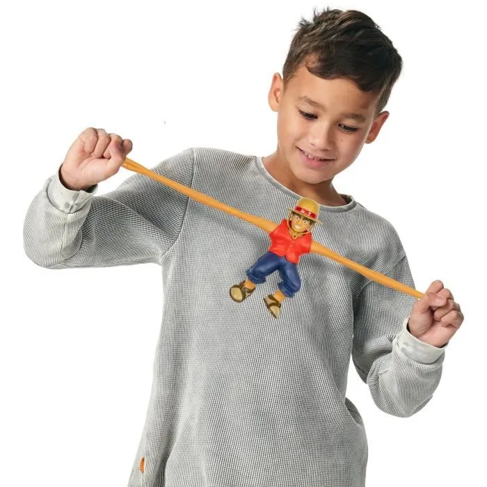 Heroes Of Goo Jit Zu Figurine Ultragoo Luffy 17cm ONE PIECE - Figurine extensible avec accessoires, texture surprenante