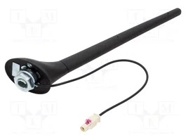 4CARMEDIA Antenne de toit automobile 0,2m avec amplificateur AM/FM