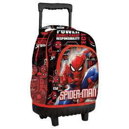 MANENTI Trolley Hero Spiderman Marvel - Valise Cabine 44 cm - Dimensions: 44x33x22 cm