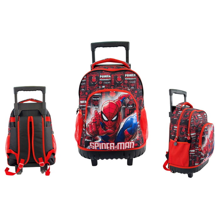 MANENTI Trolley Hero Spiderman Marvel - Valise Cabine 44 cm - Dimensions: 44x33x22 cm