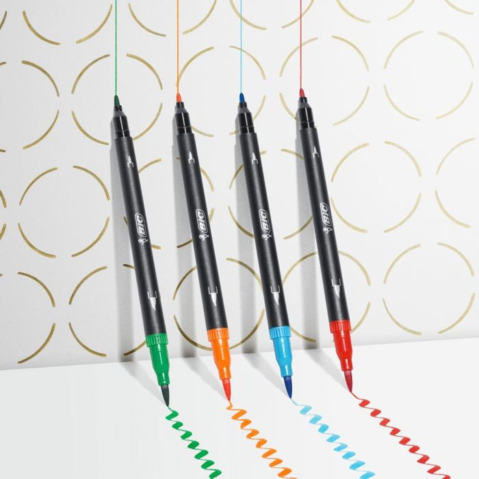 Ensemble de Marqueurs Bic Intensity Dual Tip Multicouleur 6 Pièces