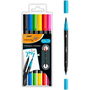 Ensemble de Marqueurs Bic Intensity Dual Tip Multicouleur 6 Pièces