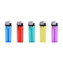 Benson Lot de 3 briquets transparents, couleurs assorties