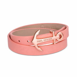 Paul Hewitt Bracelet en Cuir Rose PH-WB-R-24M