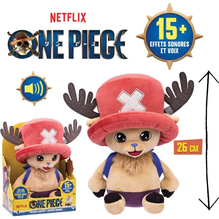 Moose Peluche Interactive Tony Tony Chopper One Piece