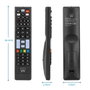 Ewent EW1577 Télécommande Universelle Smart TV pour LG Samsung Sony Hisense TCL avec Boutons Streaming