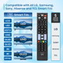 Ewent EW1577 Télécommande Universelle Smart TV pour LG Samsung Sony Hisense TCL avec Boutons Streaming