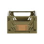 Day Set de 2 boîtes de rangement pliables Vert olive