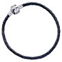 THE CARAT SHOP Bracelet en cuir Harry Potter pour adulte, noir, 17 cm (20 cm total)