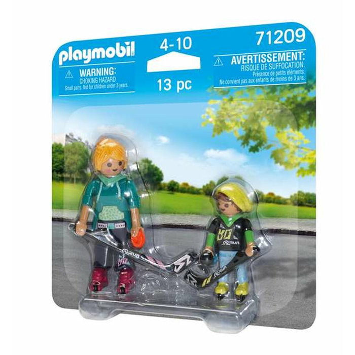 Playmobil 71209 Playset Duo Joueur de Hockey 13 Pièces