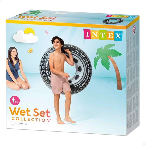 Intex Bouée Pneu à Poignées 114 cm