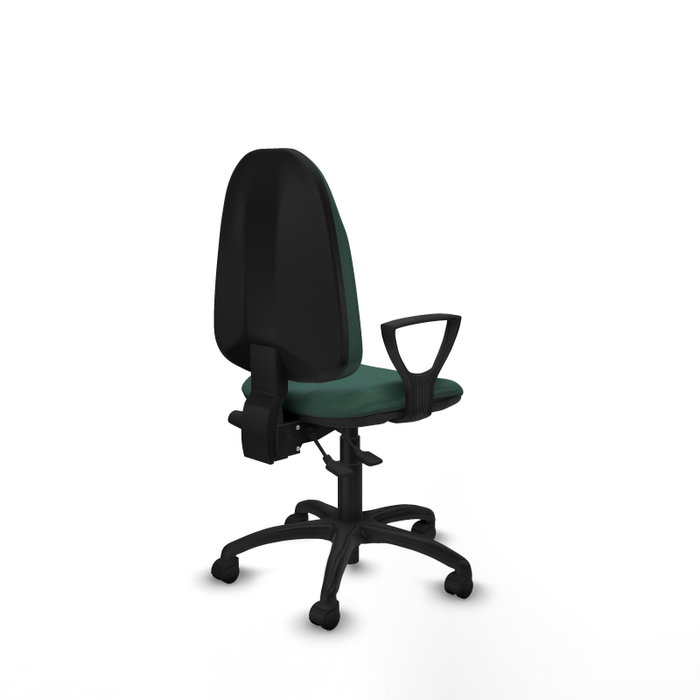 PIQUERAS Y CRESPO Chaise de bureau Algarra, tissu vert bouteille, mécanisme asynchrone PIQUERAS Y CRESPO Chaise de bureau Algarra, tissu vert bouteille, mécanisme asynchrone