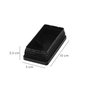 WOLFPACK LINEA PROFESIONAL Contera intérieure rectangulaire noire, sac de 25 unités