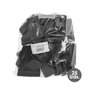 WOLFPACK LINEA PROFESIONAL Contera intérieure rectangulaire noire, sac de 25 unités
