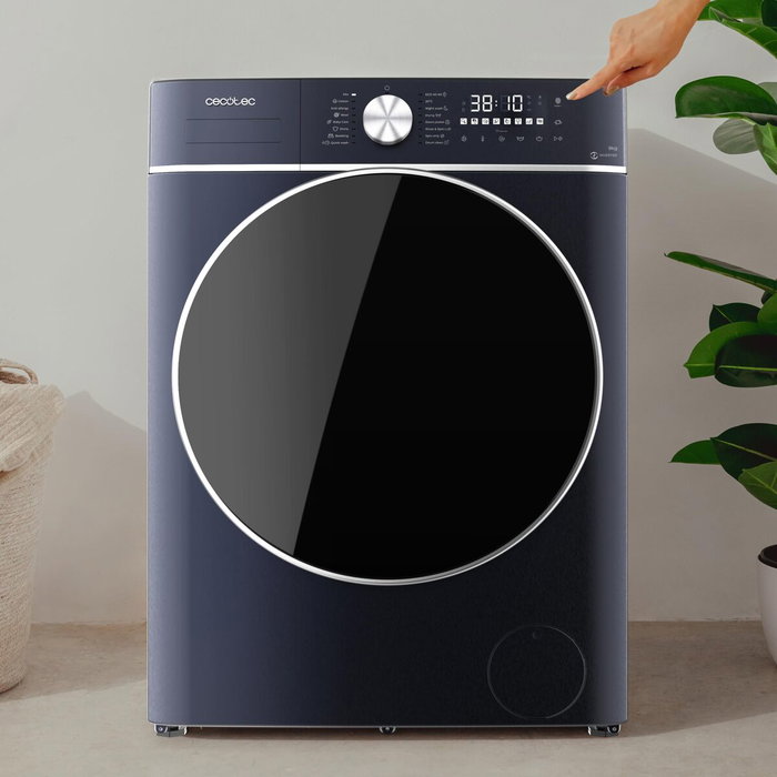 Cecotec Lave-linge Séchant 8580 Inverter Titanium 8/5kg 1400rpm Moteur Acier Gris Cecotec Lave-linge Séchant 8580 Inverter Titanium 8/5kg 1400rpm Moteur Acier Gris