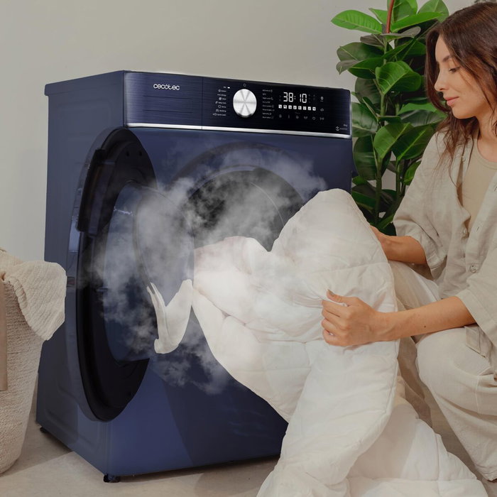 Cecotec Lave-linge Séchant 8580 Inverter Titanium 8/5kg 1400rpm Moteur Acier Gris Cecotec Lave-linge Séchant 8580 Inverter Titanium 8/5kg 1400rpm Moteur Acier Gris