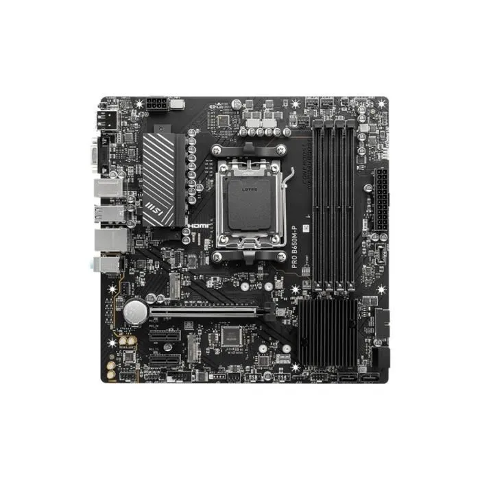 MSI Carte Mère PRO B650M-P (911-7E27-001) Socket AM5 AMD Ryzen 7000 PCI-Express 4.0