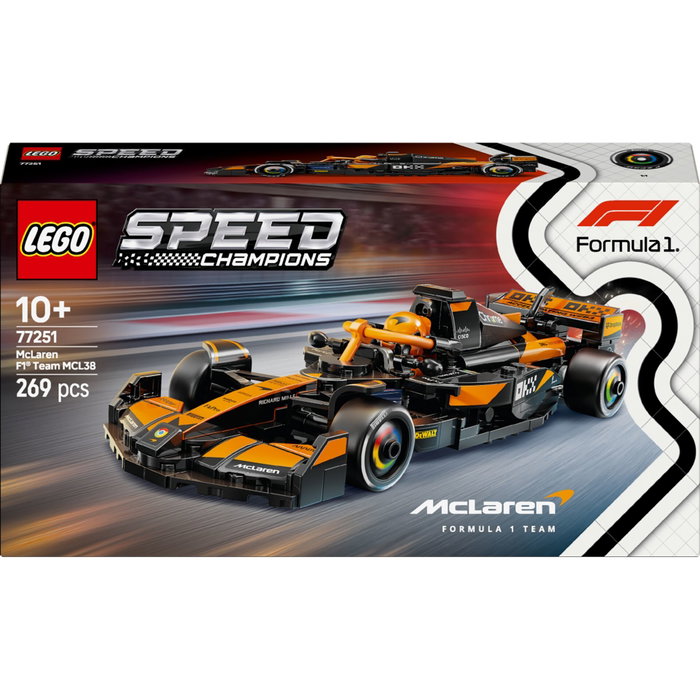 LEGO Speed Champions 77251 McLaren F1 Team MCL38 Voiture de course de F1