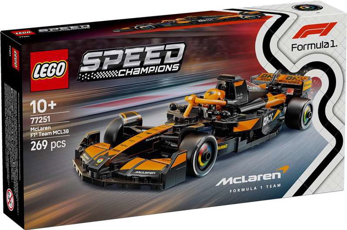 LEGO Speed Champions 77251 McLaren F1 Team MCL38 Voiture de course de F1
