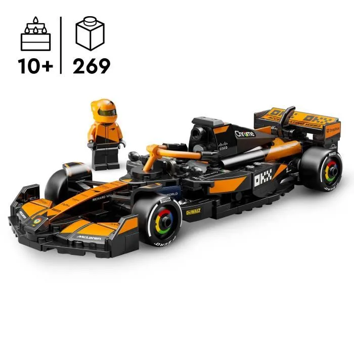 Lego Speed Champions 77251 Voiture de Formule 1 McLaren Team MCL38 - Jeu de construction pour enfants de 10 ans et plus