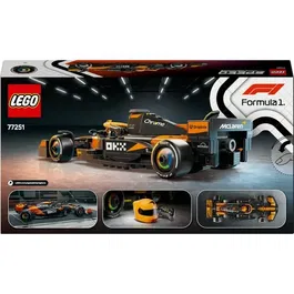 Lego Speed Champions 77251 Voiture de Formule 1 McLaren Team MCL38 - Jeu de construction pour enfants de 10 ans et plus