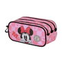Karactermania Estuche Portatodo Trick Fan 2.2 - Trousse scolaire Minnie Mouse - 3 compartiments - Ripstop - 23x10x11 cm